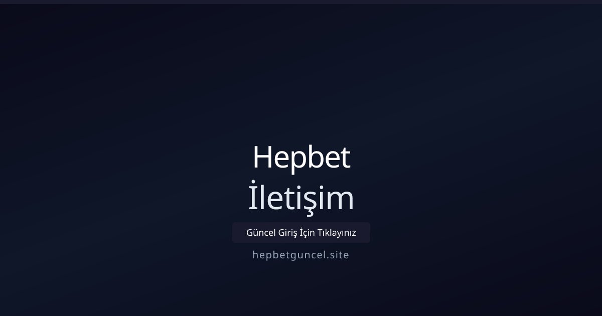 Hepbet İletişim
